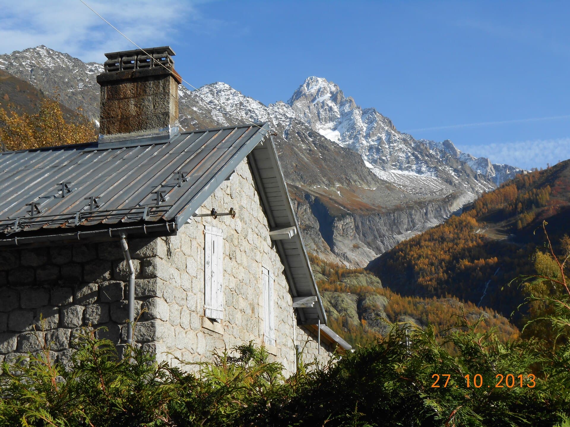 Vue de Chamonix
